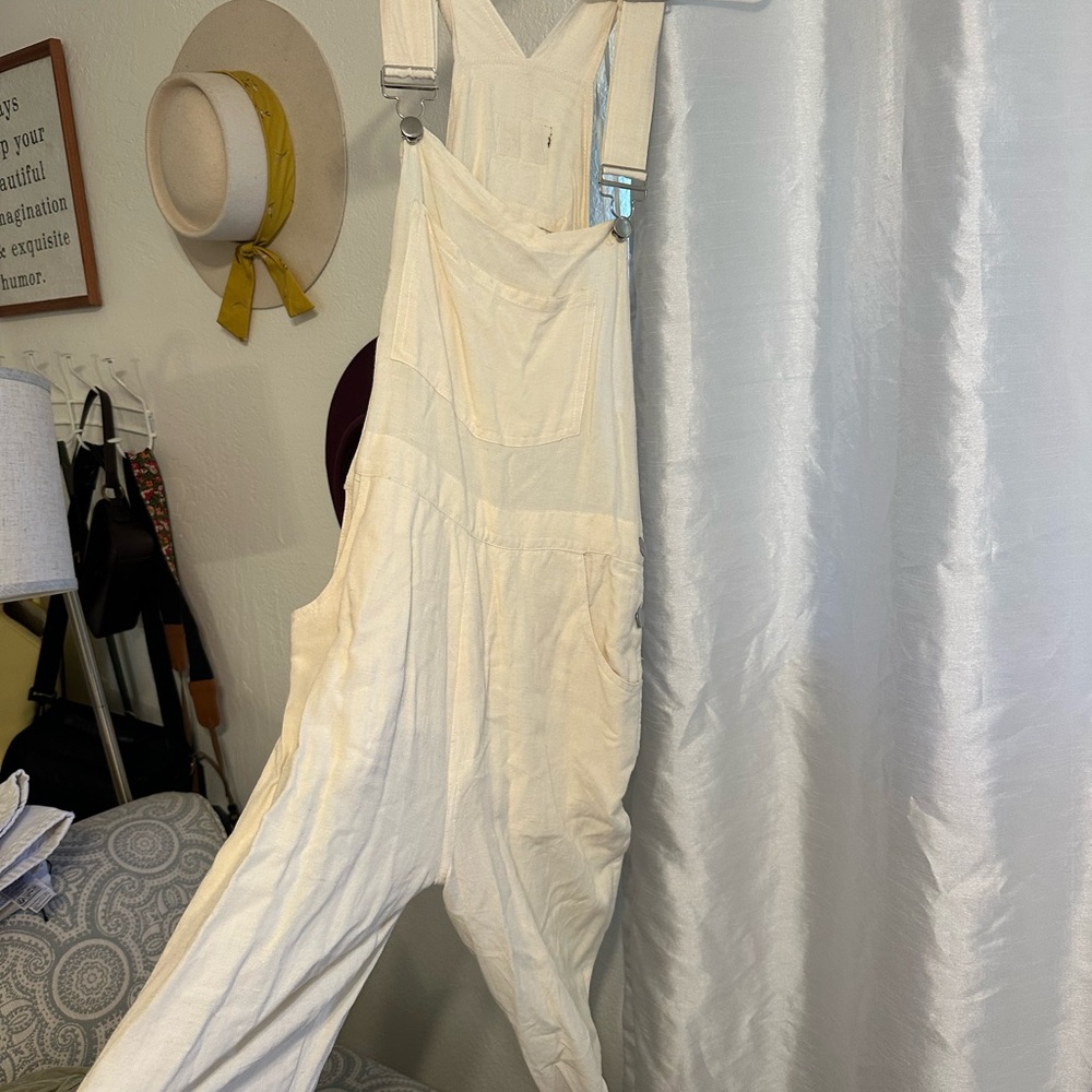 Cream Overalls